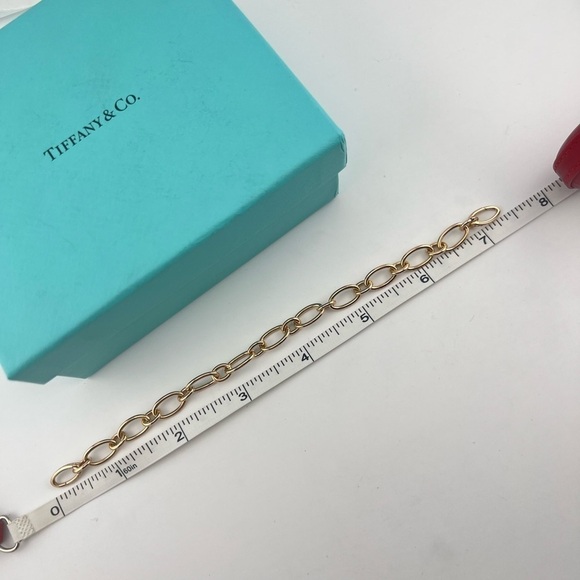 Tiffany & Co. 18k Rose Gold Clasping Ends Link Bracelet Retired 💕 - Picture 5 of 5